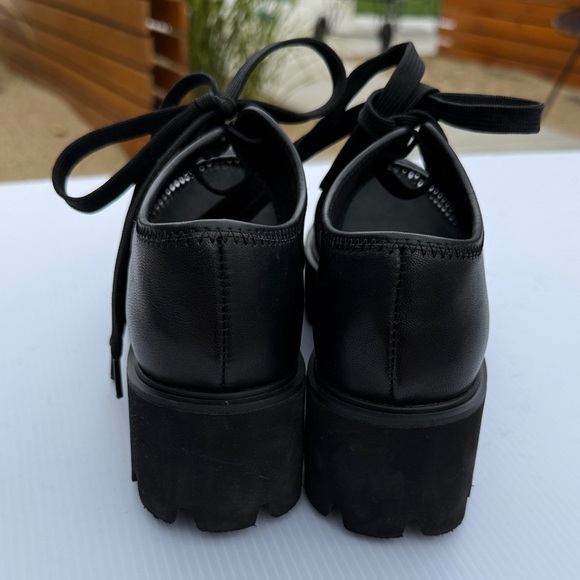 All Black brand mesh Platform Women's Shoes - Picture 7 of 8